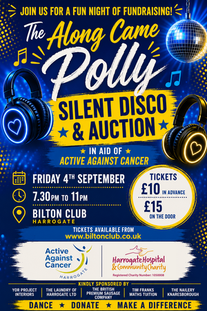 Along Came Polly Silent Disco - In aid of Active Against Cancer